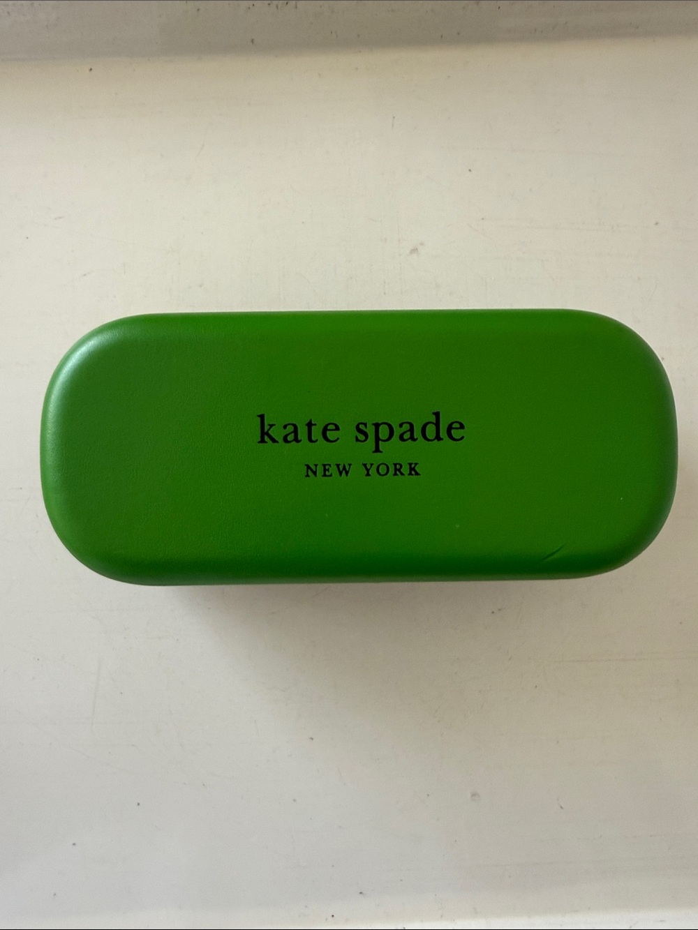 kate spade New York Hardshell Green and Black Sunglasses Eyeglass Case